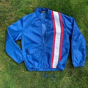 Vintage Blue Windbreaker
Size Small